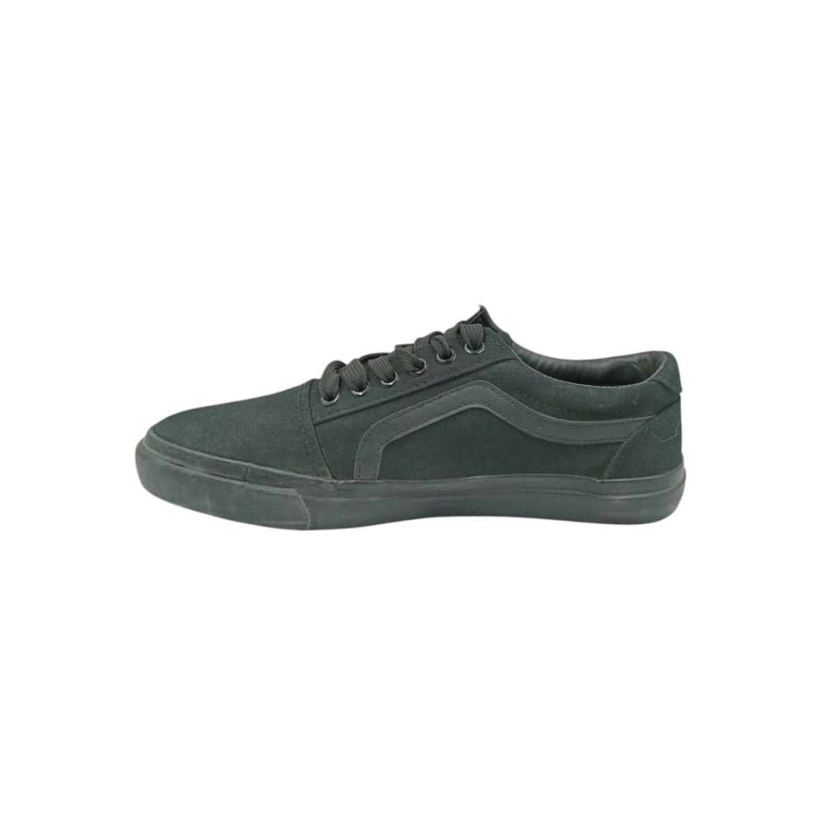 HERIEL - Zapatilla Negra Textil Mujer