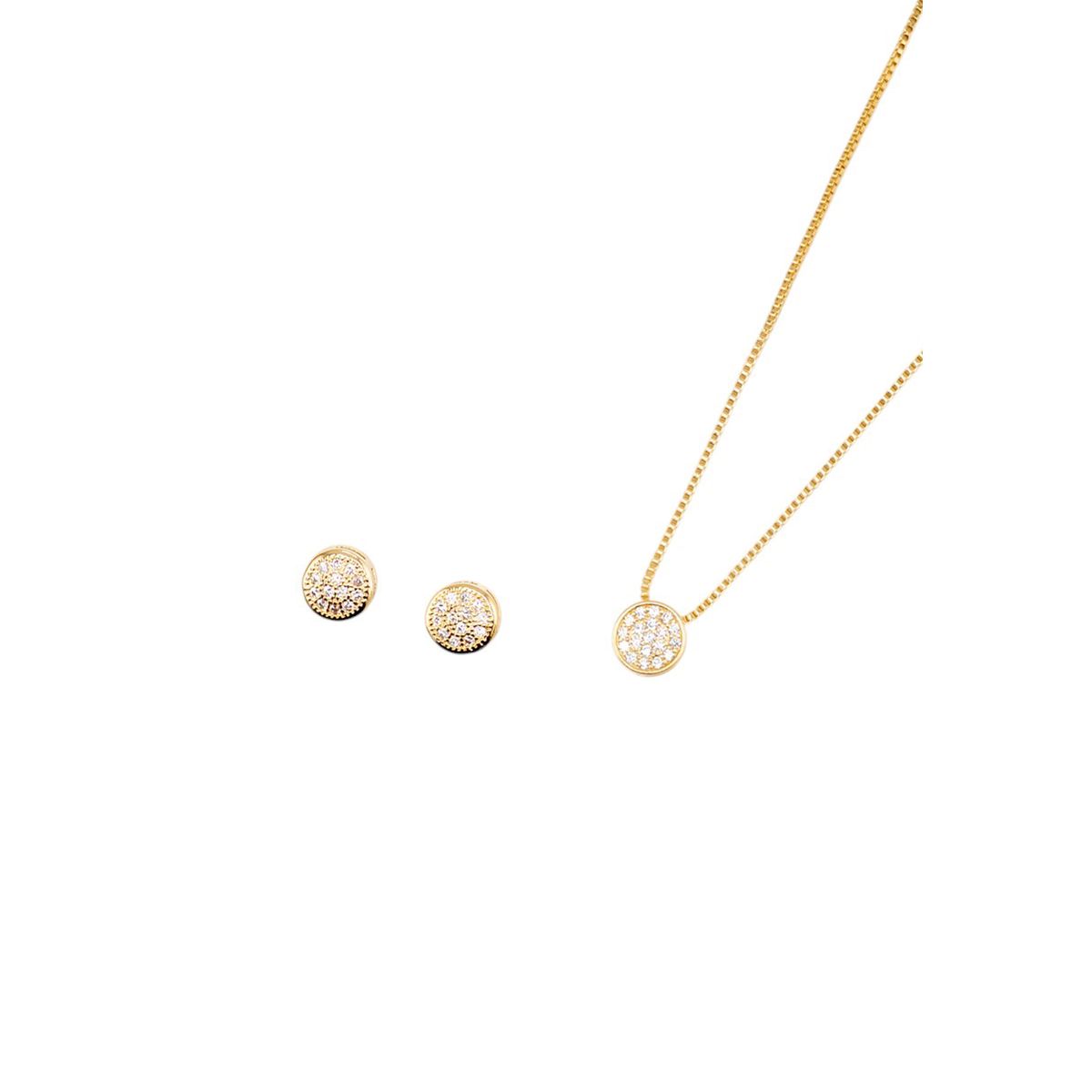 JOYAS MONTERO - Conjunto Catarina Gold Microcircones