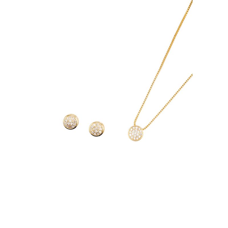JOYAS MONTERO - Conjunto Catarina Gold Microcircones