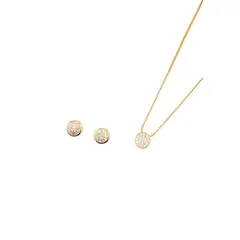 JOYAS MONTERO - Conjunto Catarina Gold Microcircones