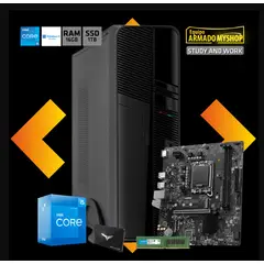 GENERICO - PC STUDY AND WORK - Intel Core i5 12400 - RAM 16GB DDR4 - SSD 1TB