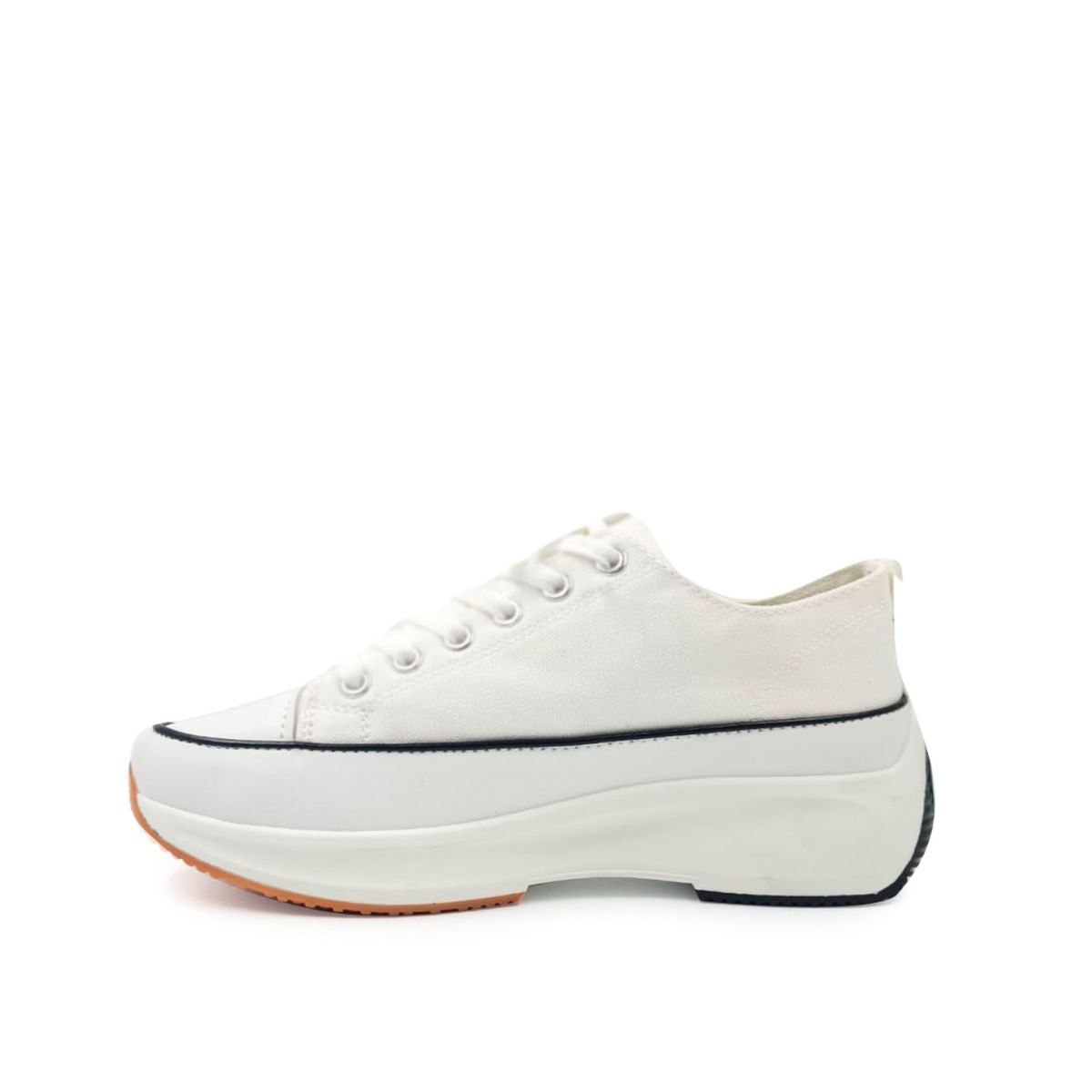 HERIEL - Zapatilla Blanca Plataforma
