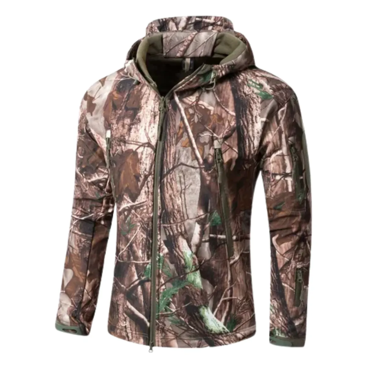 EKOL TACTICA MILITAR - Chaqueta Softshell Tactica Militar Con Capucha Impermeable