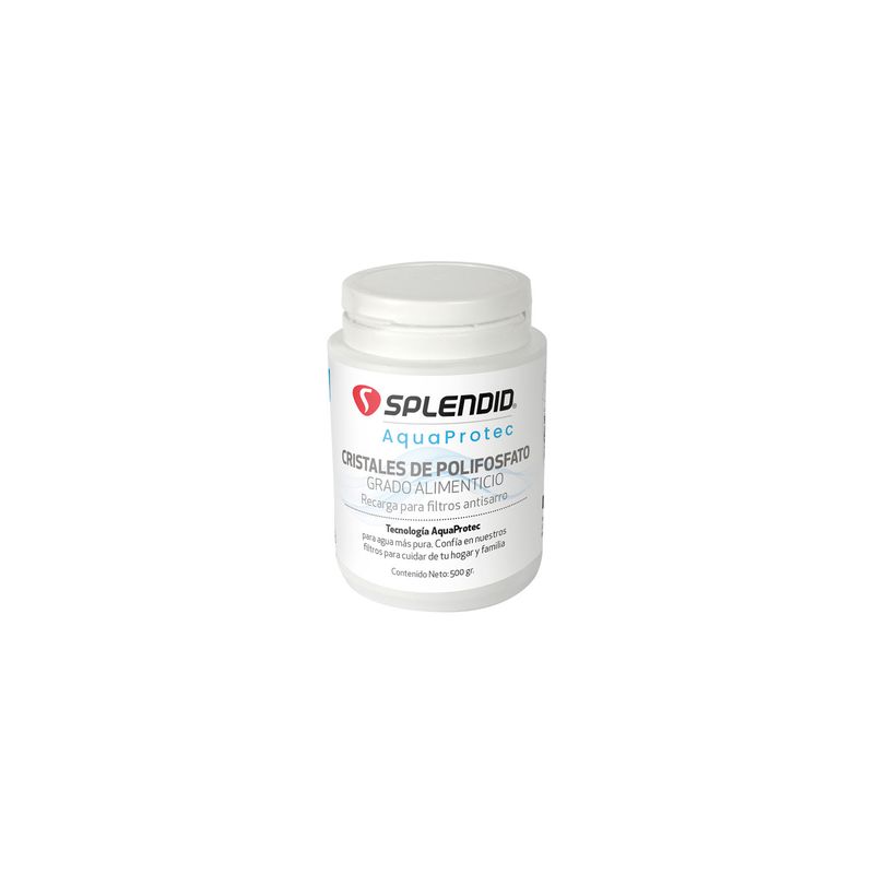 SPLENDID - Recarga de polifosfato 500gr para Filtros Antisarro Splendid