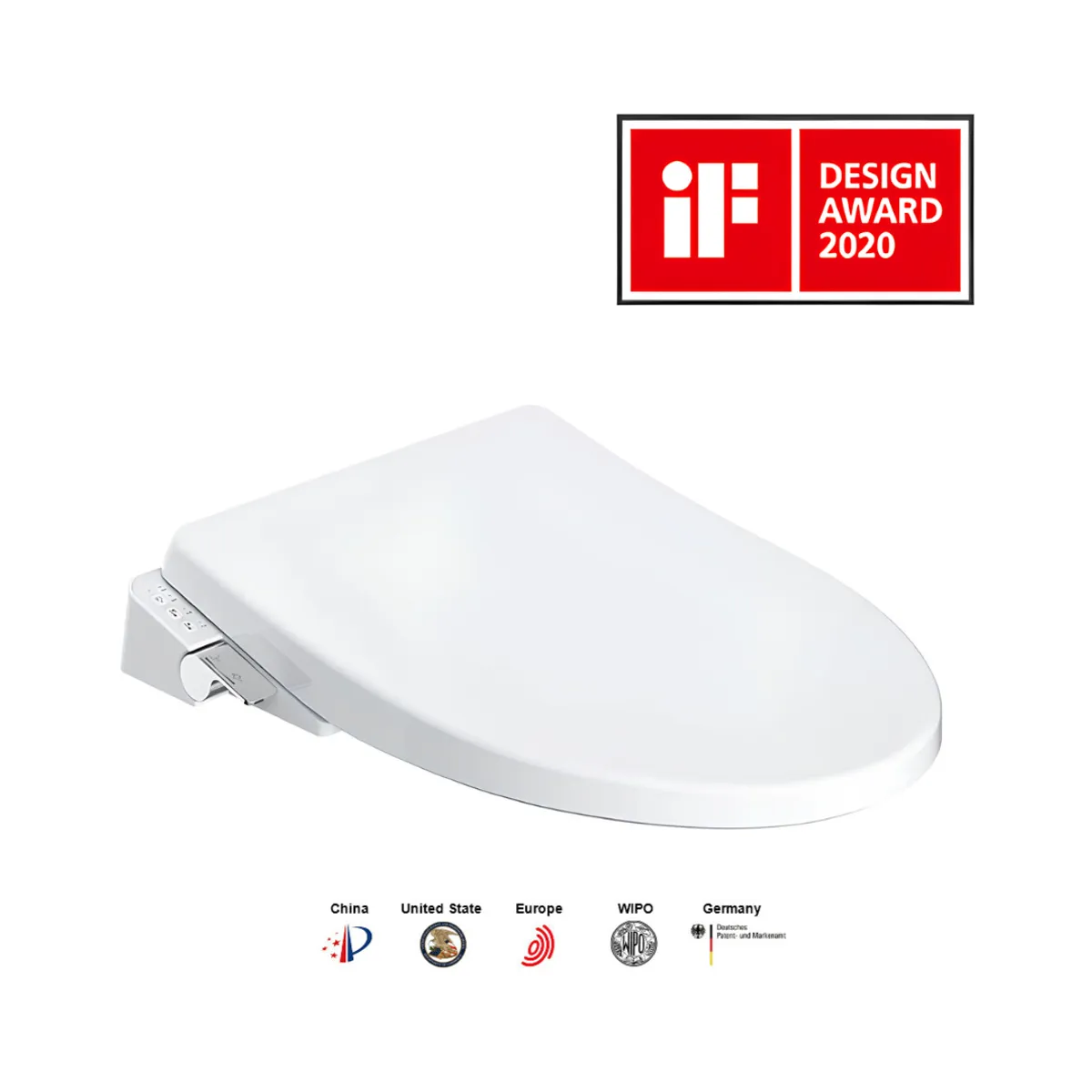 GENERICO - Tapa bidet de inodoro inteligente  Smart Toilet Seat Lite