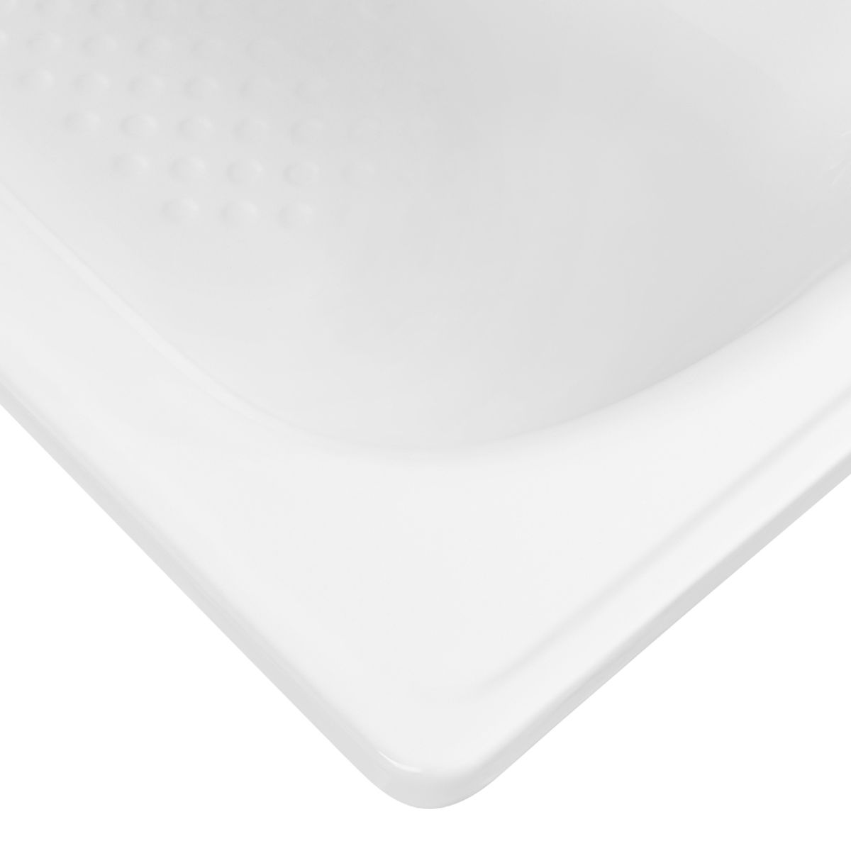 GENERICO - Tina Acero Esmaltado 100x70x36 Con antideslizante Artemisa