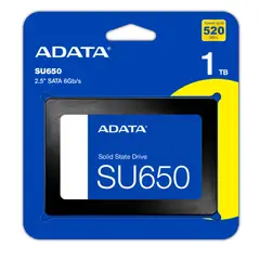 ADATA - SSD 2.5" - 1 TB - Ultimate SU650 - SATA 3 (6.0 Gb/s).