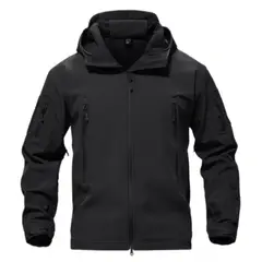 EKOL TACTICA MILITAR - Chaqueta Softshell Tactica Militar Con Capucha Impermeable.