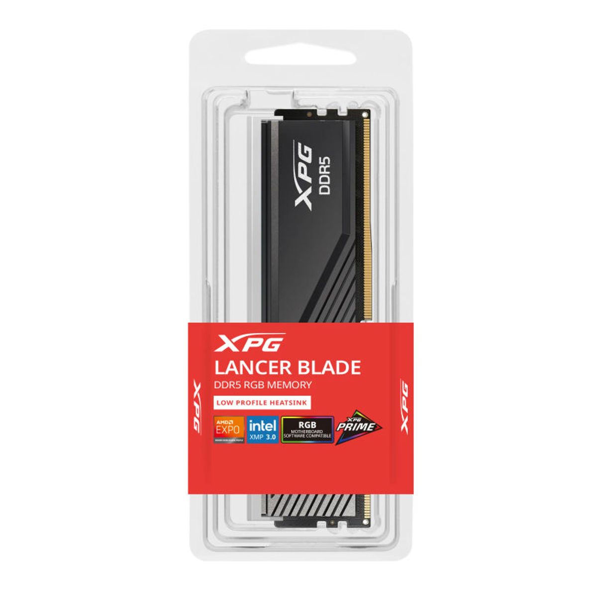 XPG - XPG DDR5 U-DIMM 16GB 6000 CL36 BLACK LANCER BLADE RGB X5U6000C3616G-SLABRBK