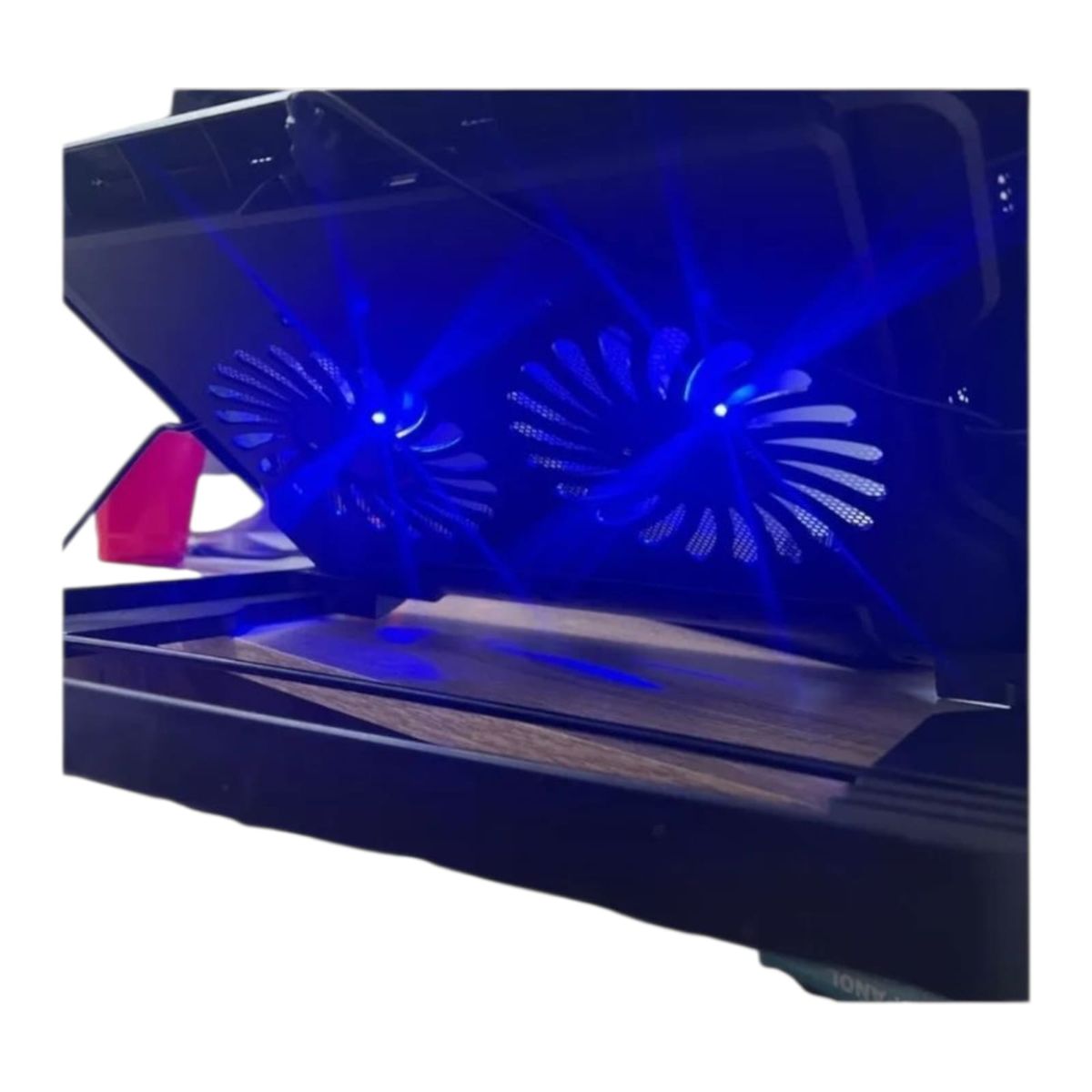 GENERICO - Soporte Ajustable con Ventilación para Notebook  Enfriador Portátil