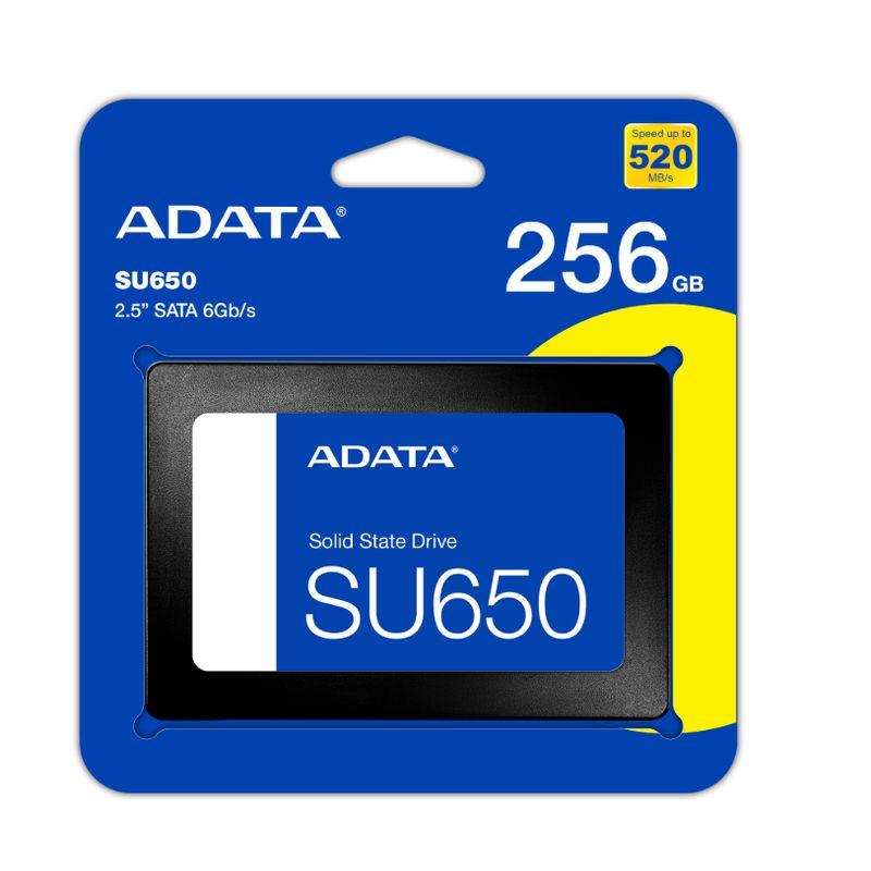 ADATA - SSD 2.5" - 256 GB - Adata Ultimate SU650 - SATA 3 (6.0 Gb/s)