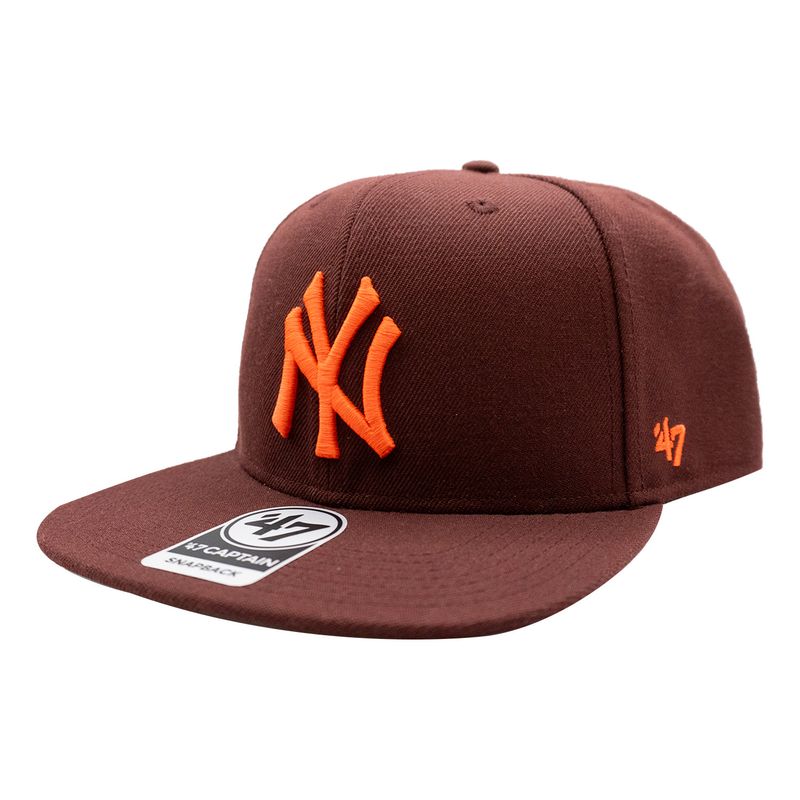 47 BRAND - Gorra 47 MLB Yankees No Shot 47 Vino Unitalla
