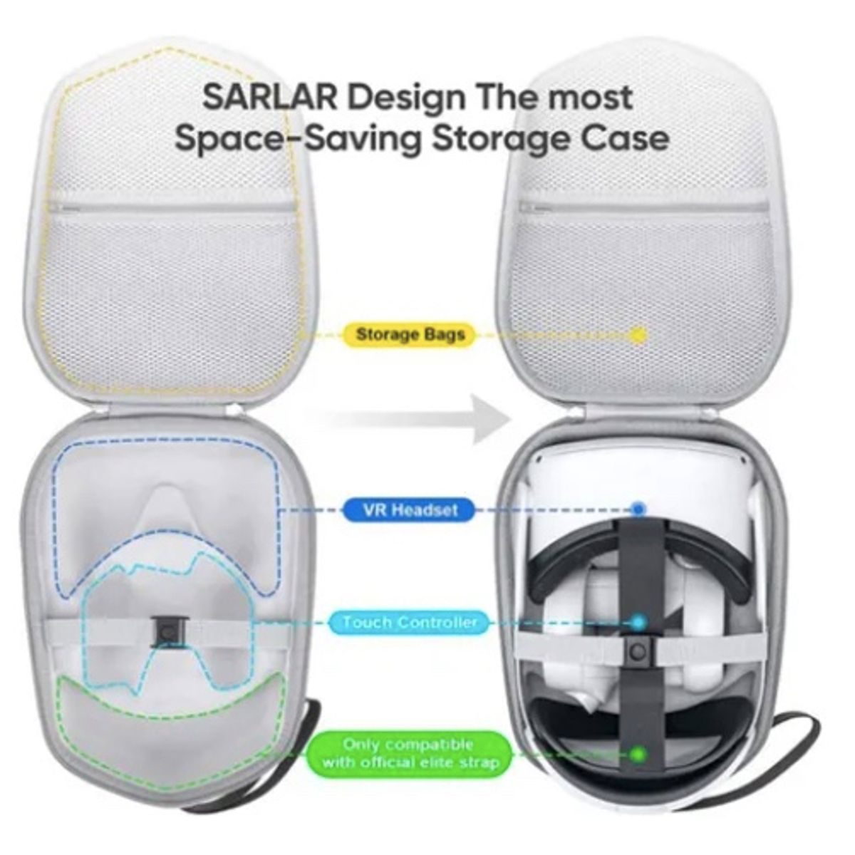 ATLAS - Funda Bolso Antigolpes Transporte Para Meta