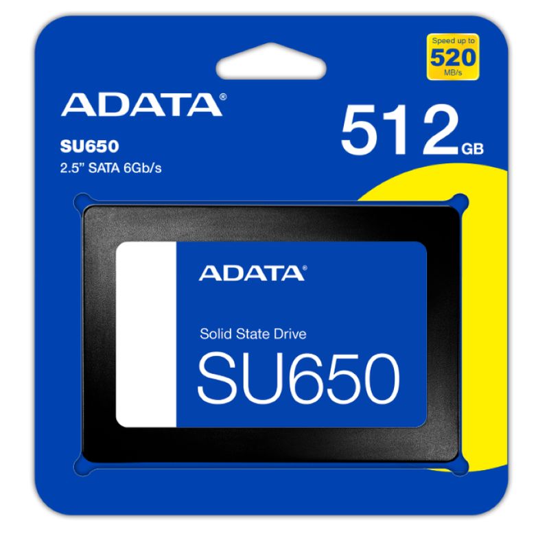 ADATA - SSD 2.5" - 512 GB - Adata Ultimate SU650 - SATA 3 (6.0 Gb/s).