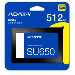 ADATA - SSD 2.5" - 512 GB - Ultimate SU650 - SATA 3 (6.0 Gb/s).