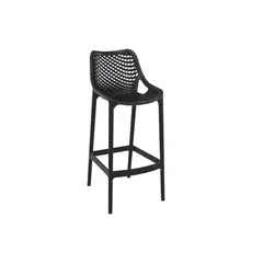 GENERICO - Pack 2 Taburete piso de Bar City 65 cm Polipropileno - Negro