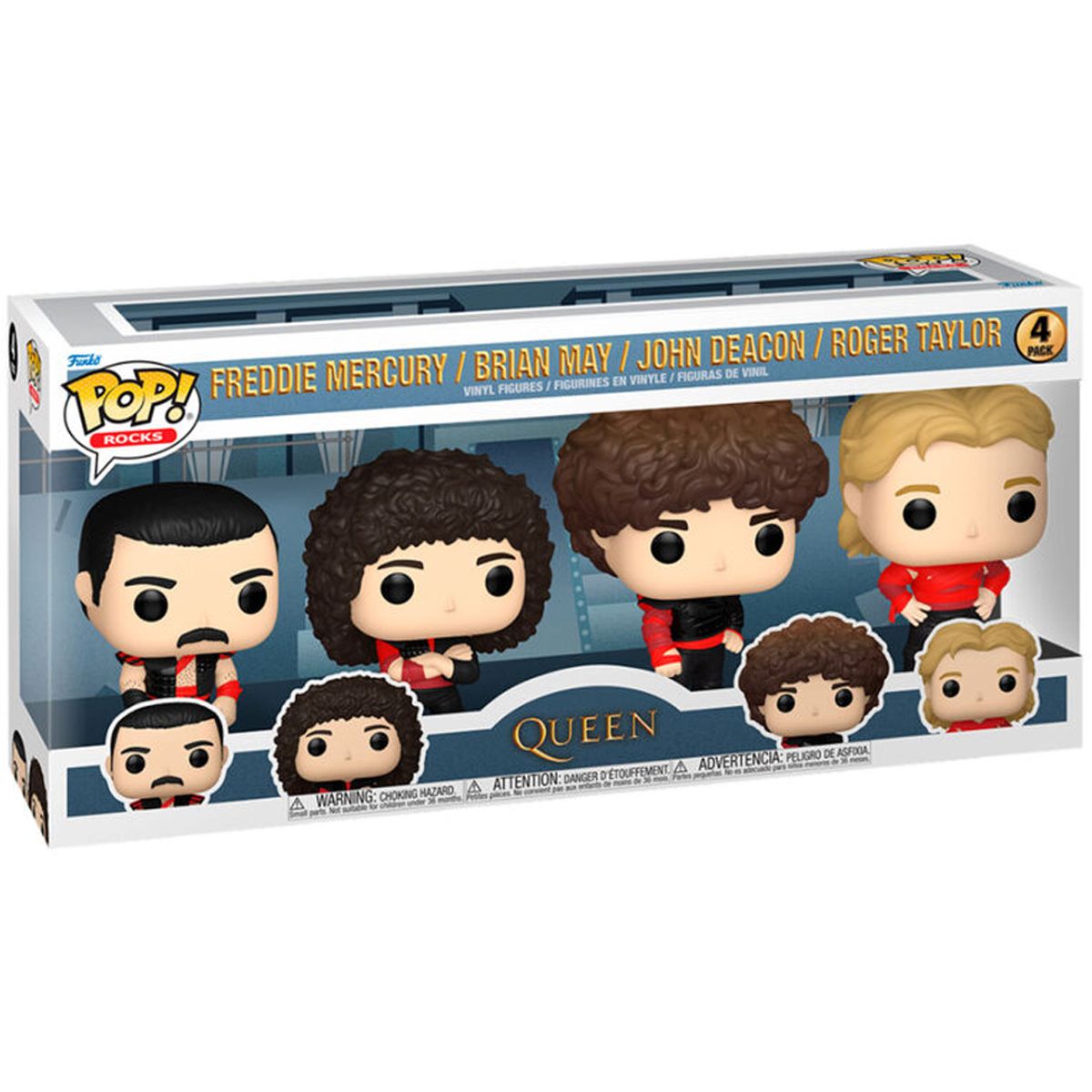 FUNKO - Funko POP Rocks Queen  Radio Gaga 4PK