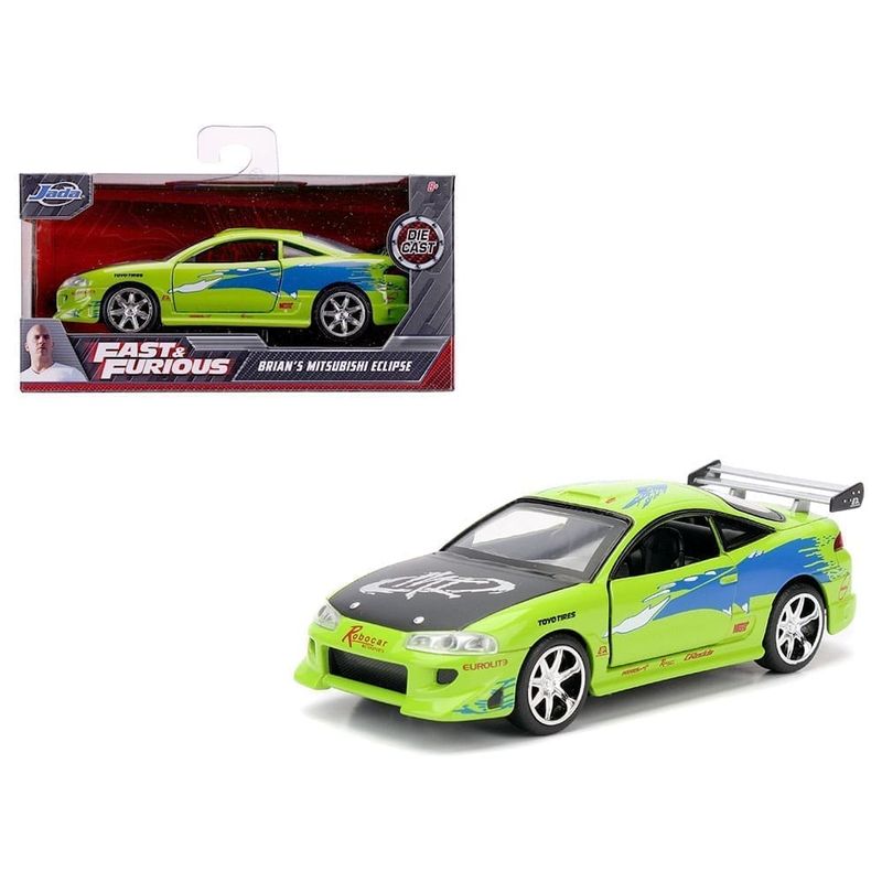 JADA TOYS - Auto Brian´s Mitsubishi Eclipse Rápido Y Furioso Escala 132 97609