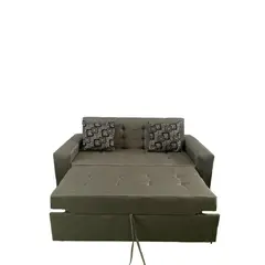 GENERICO - Sofa Cama 3 Cuerpos Gris Lino