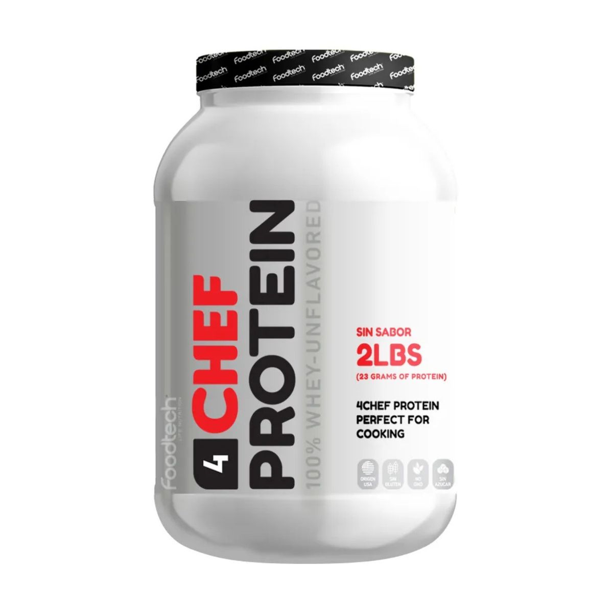 FOODTECH - 4chef 100% Whey Protein 2 Lbs Foodtech