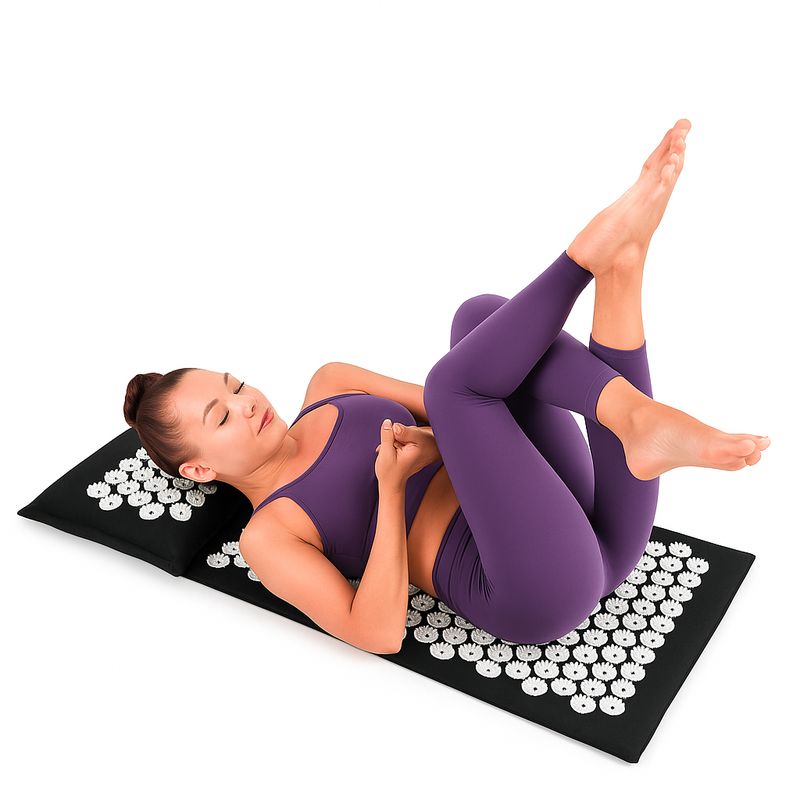 MOVI - Alfombra Yoga Acupuntura + Cojín