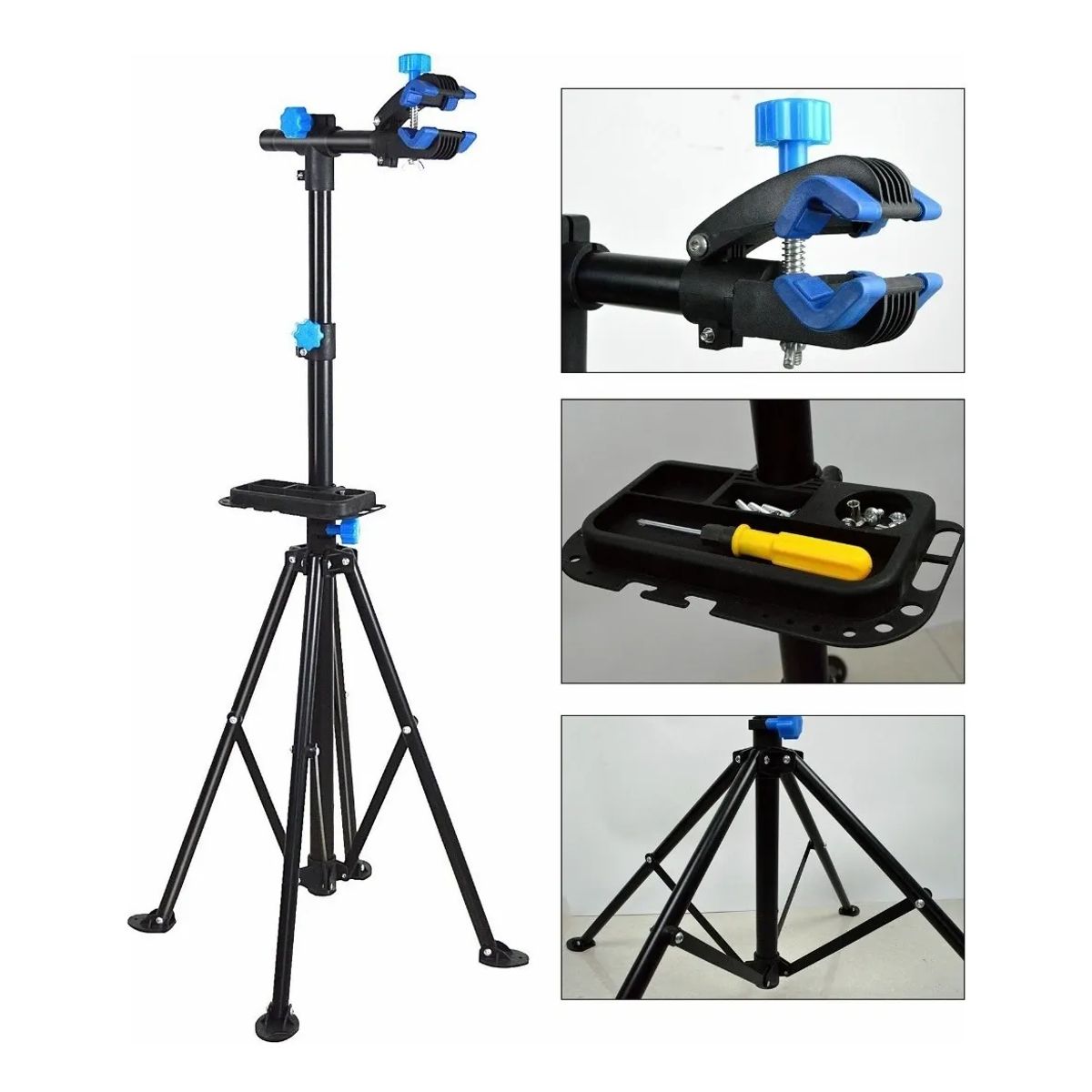 GENERICO - Atril Ajustable Y Plegable Para Mantenimiento Bicicletas