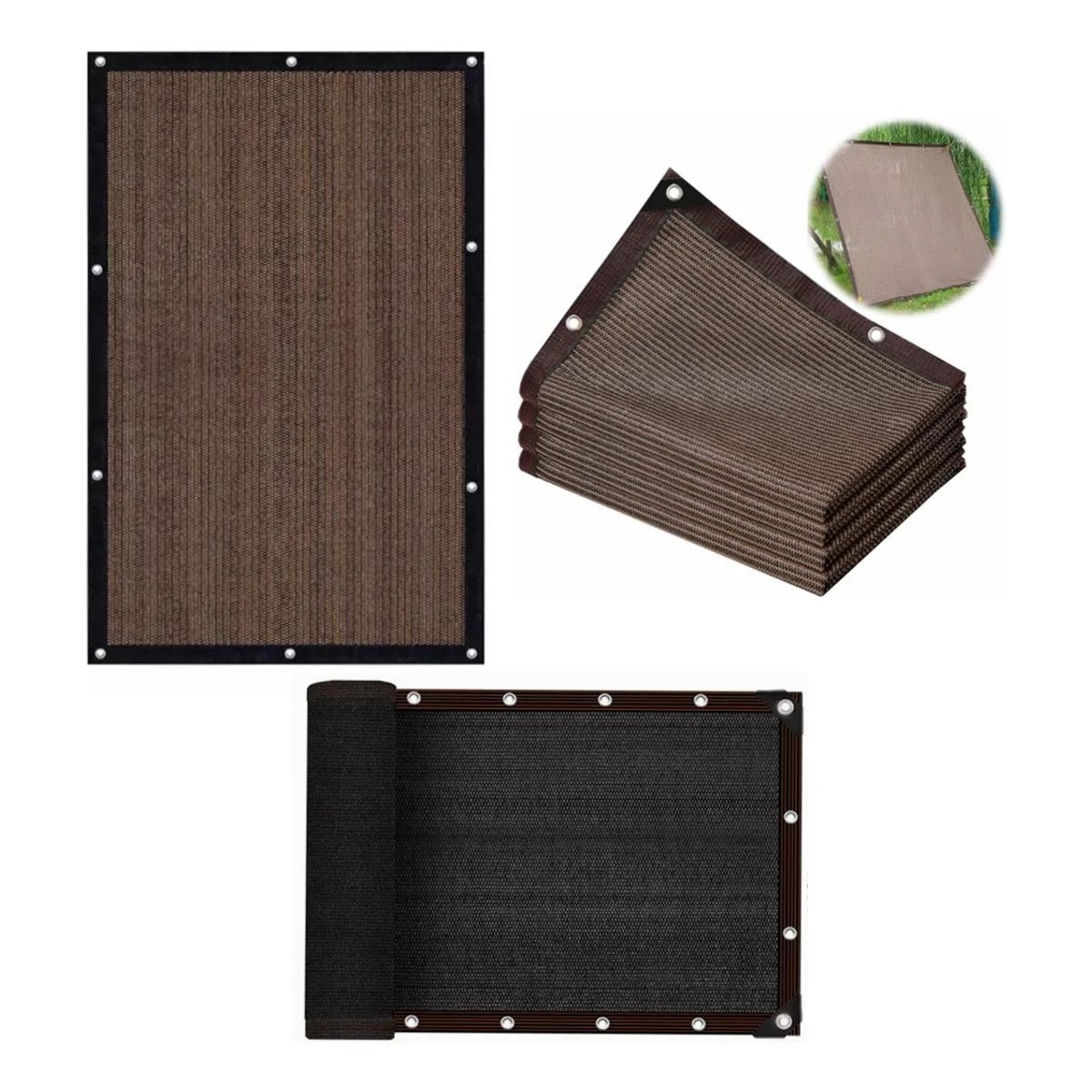 KUANGYE - Lona De Malla De Sombra Red Bloqu 3x4m Tasa De Sombreado 95%