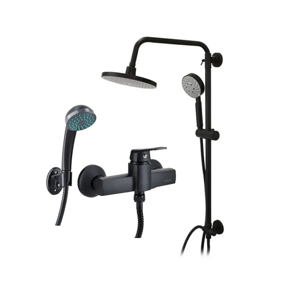 STRETTO - Pack Baño Ibiza - Columna Ducha + Grifería