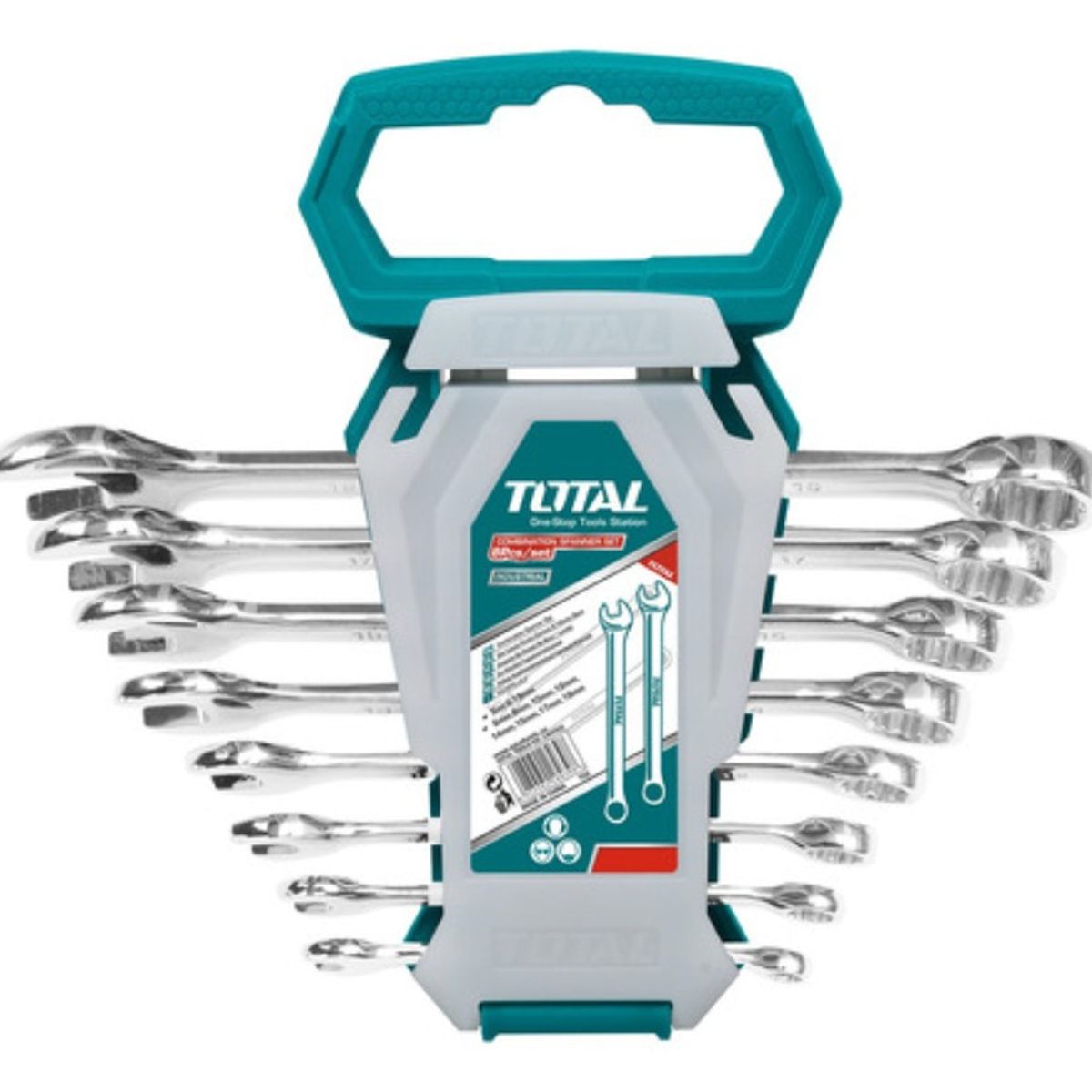 TOTAL - Juego De Llaves Doble Punta 6 22mm 8 Piezas Total Tht102386