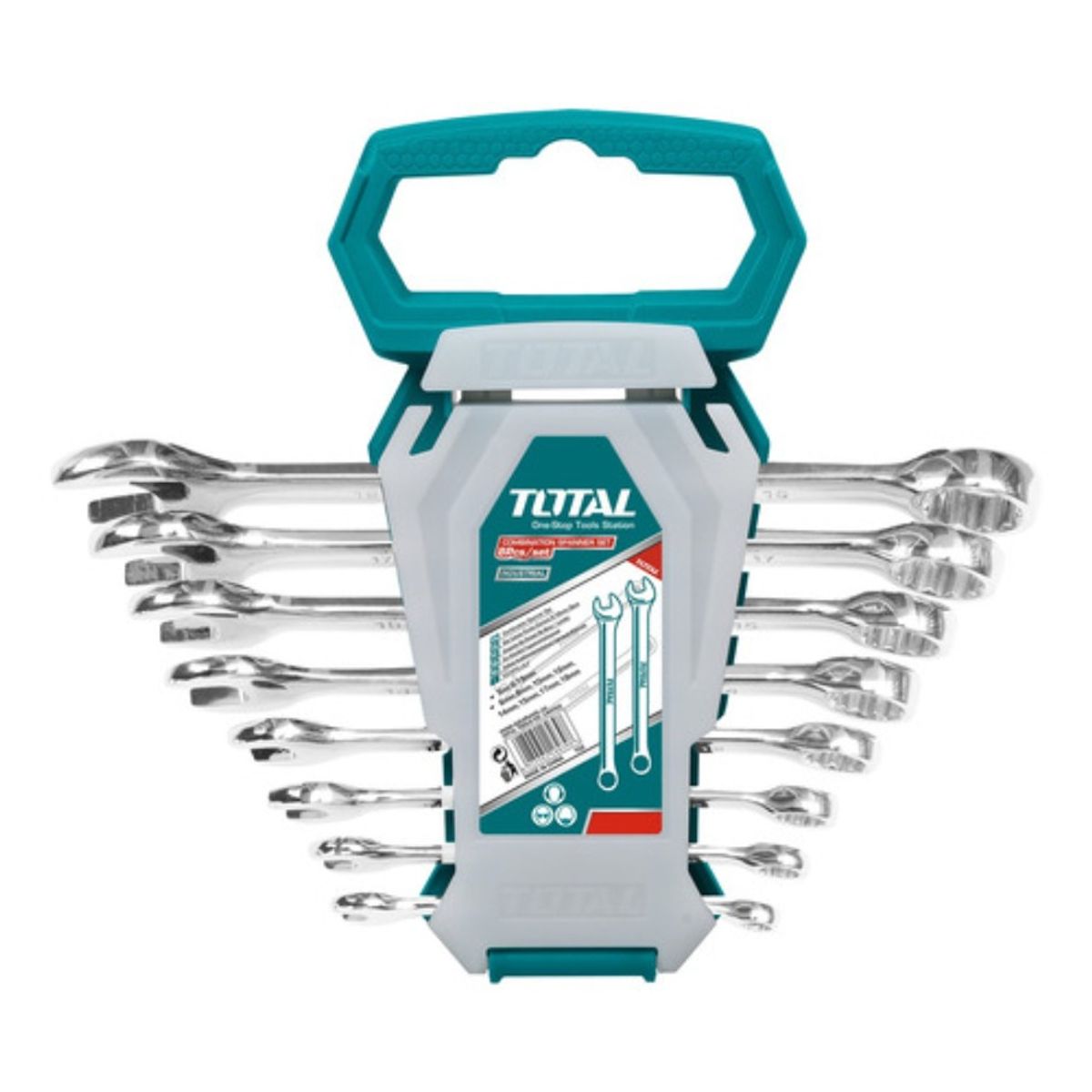 TOTAL - Juego De Llaves Doble Punta 6 22mm 8 Piezas Total Tht102386