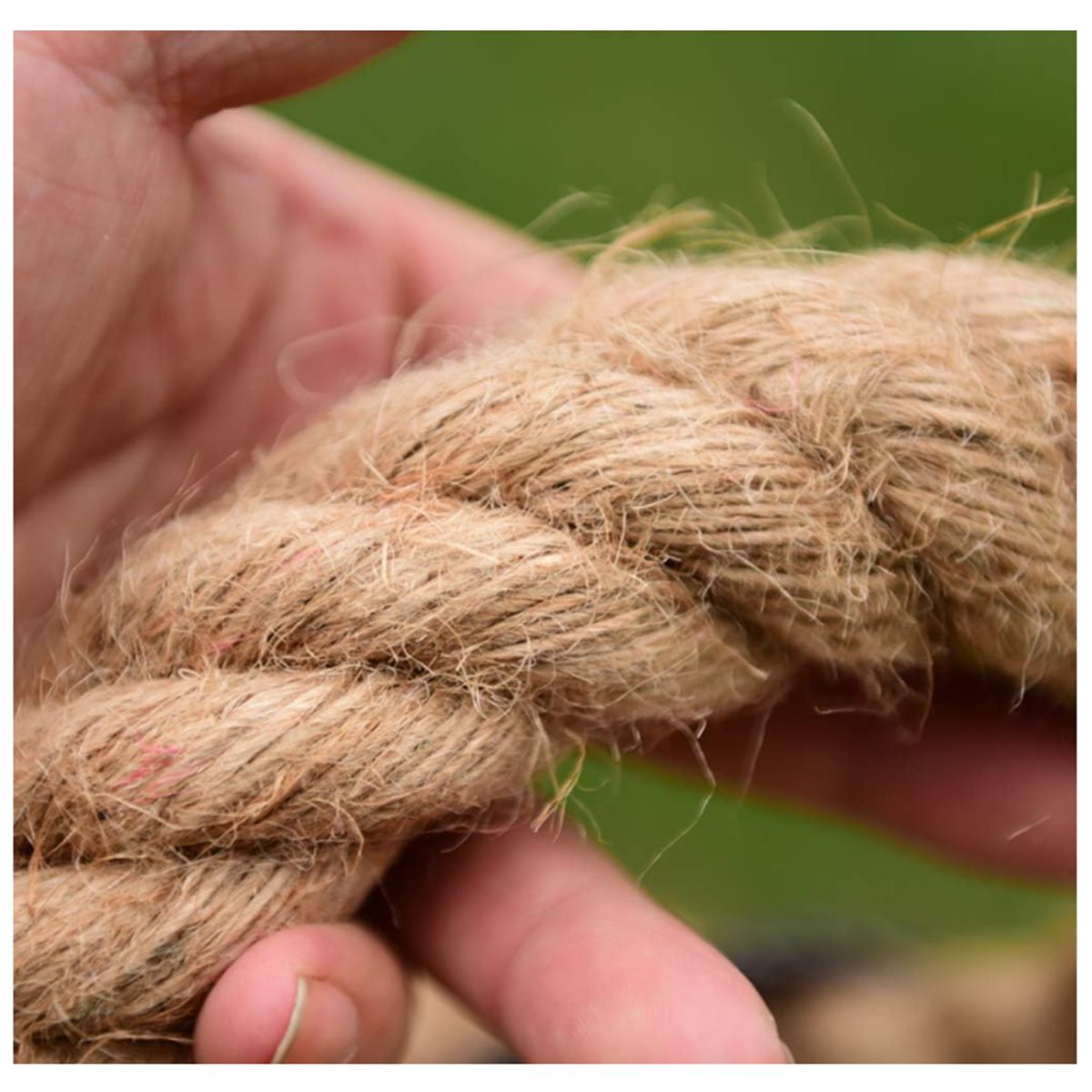 KUANGYE - Cuerda De Yute Fibra Natural 26 Mm X 30 Mts, Cuerda Decorativa