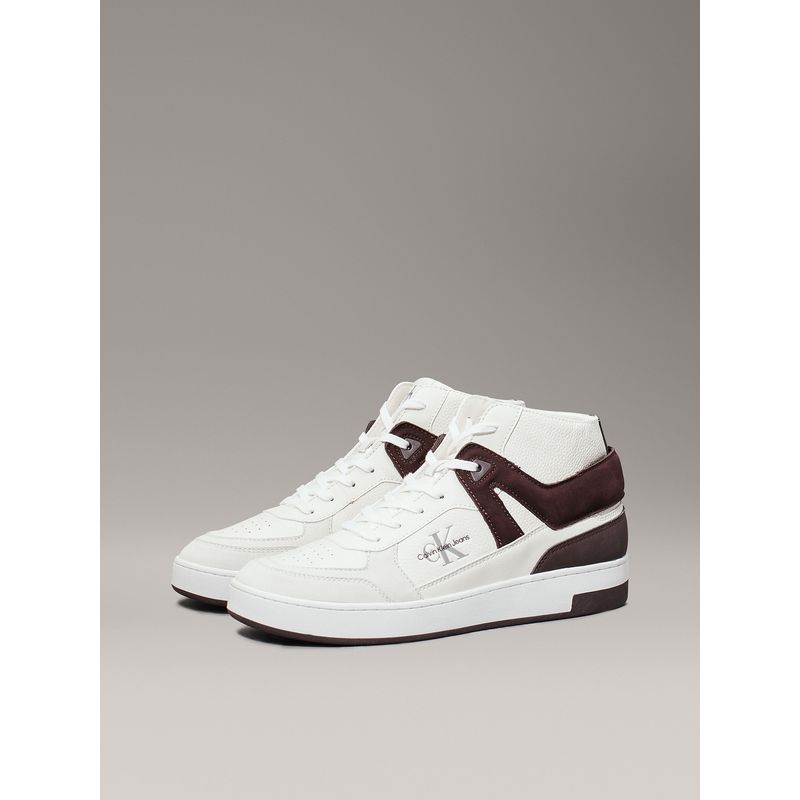 CALVIN KLEIN - Zapatillas Basket Cup Mid Laceup Blanco Calvin Klein