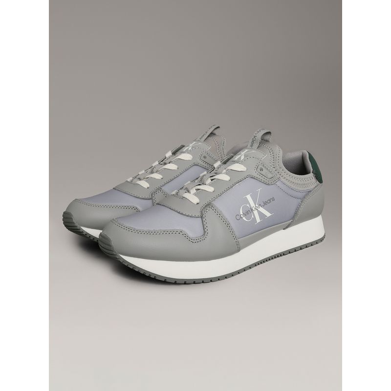 CALVIN KLEIN - Zapatillas Retro Runner Sock Gris Calvin Klein