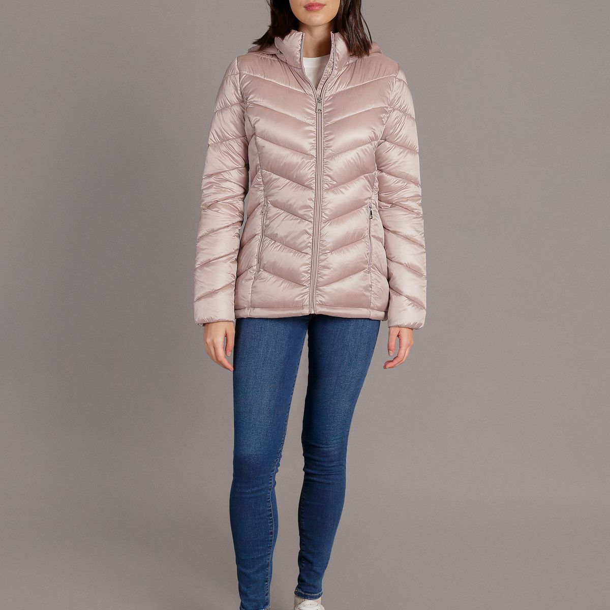 CALVIN KLEIN - Parka Packable Beige Calvin Klein