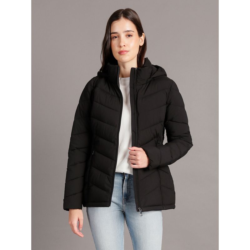 CALVIN KLEIN - Parka Packable Negro Calvin Klein