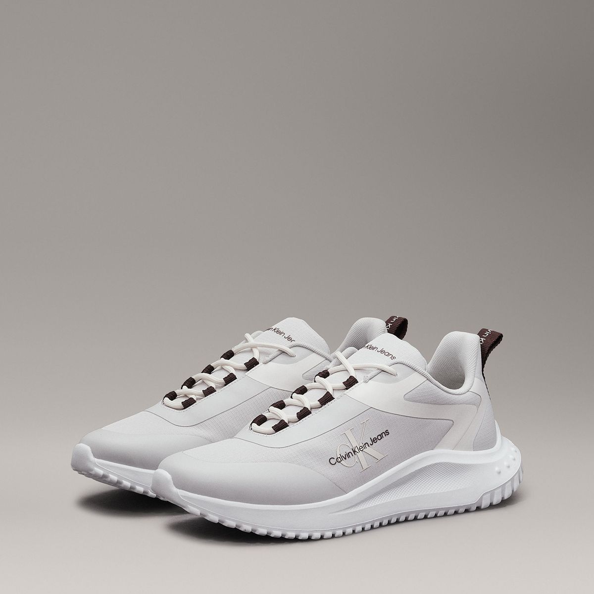 CALVIN KLEIN - Zapatillas Eva Runner Low Lace Gris Calvin Klein 01V