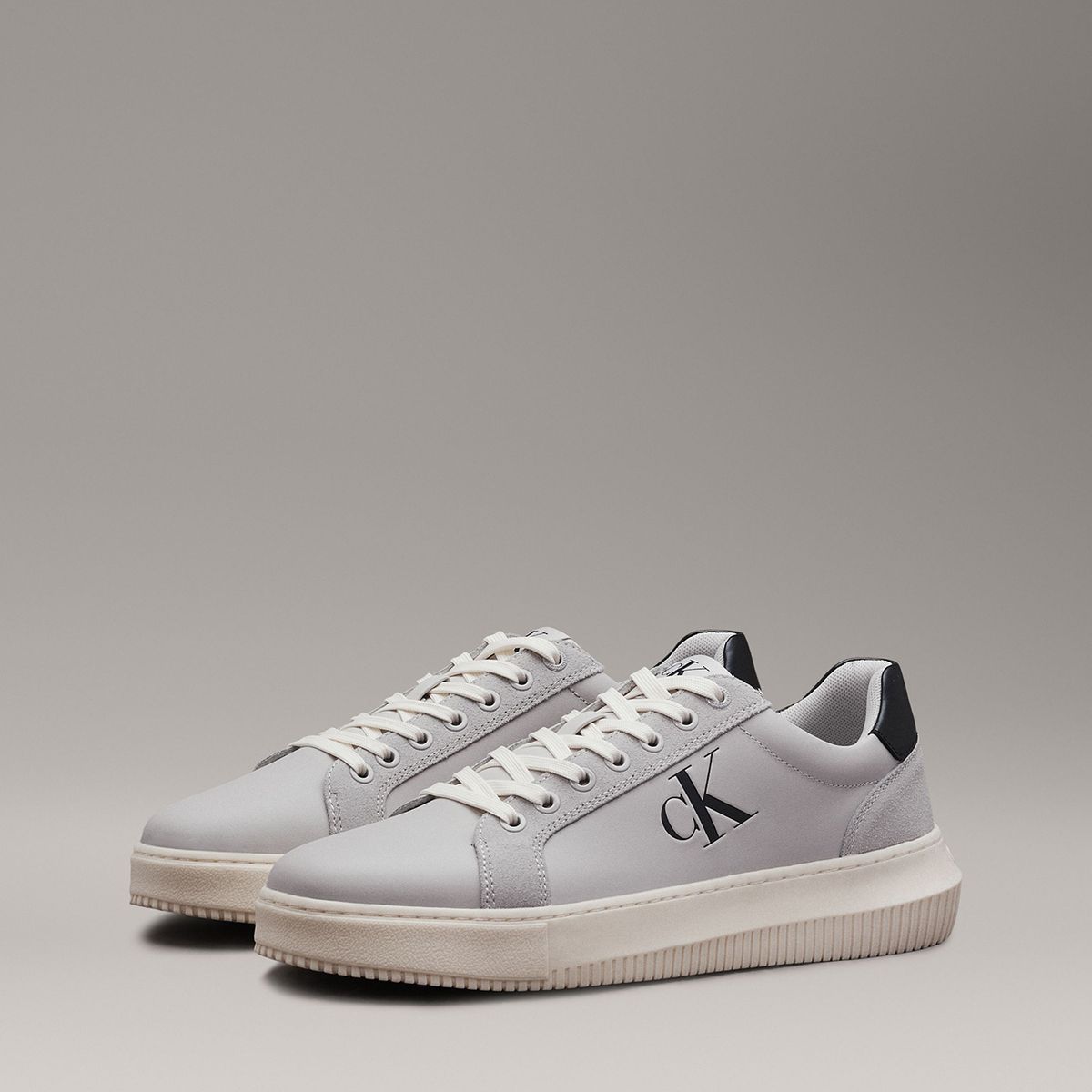 CALVIN KLEIN - Zapatillas Chunky Cupsole Authentic Gris Calvin Klein