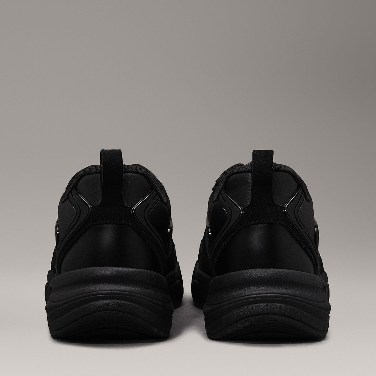 CALVIN KLEIN - Zapatillas Retro Tennis Low Lace Negro Calvin Klein