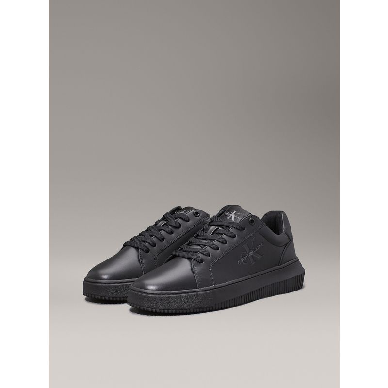 CALVIN KLEIN - Zapatillas Chunky Cupsole Monologo Negro Calvin Klein