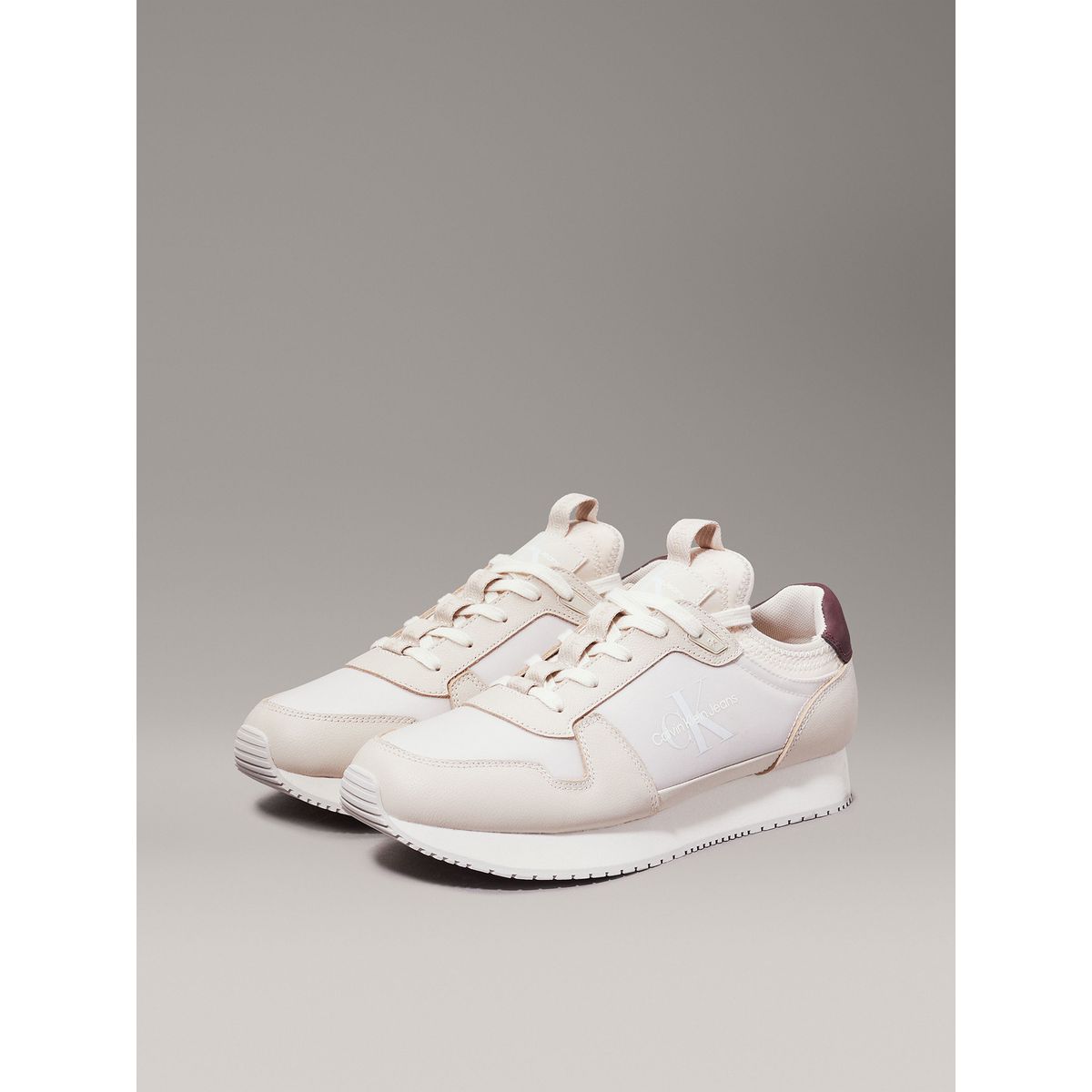 CALVIN KLEIN - Zapatillas Retro Runner Sock Blanco Calvin Klein