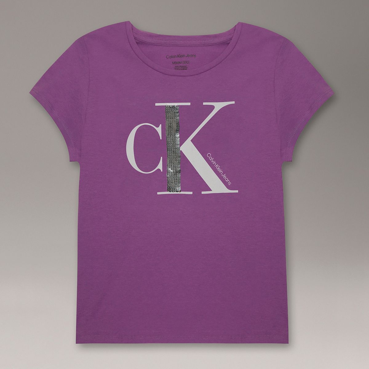 CALVIN KLEIN - Polera  Flip Ck Morado Calvin Klein