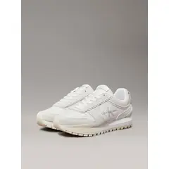 CALVIN KLEIN - Zapatillas Toothy Runner Irregular Lines Blanco