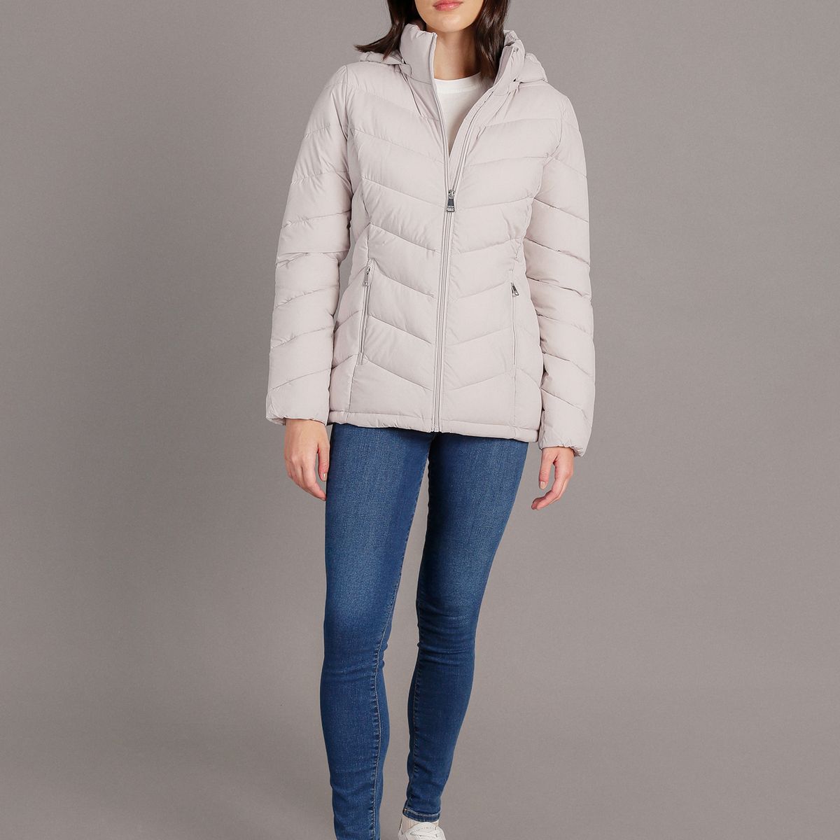 CALVIN KLEIN - Parka Packable Beige Calvin Klein