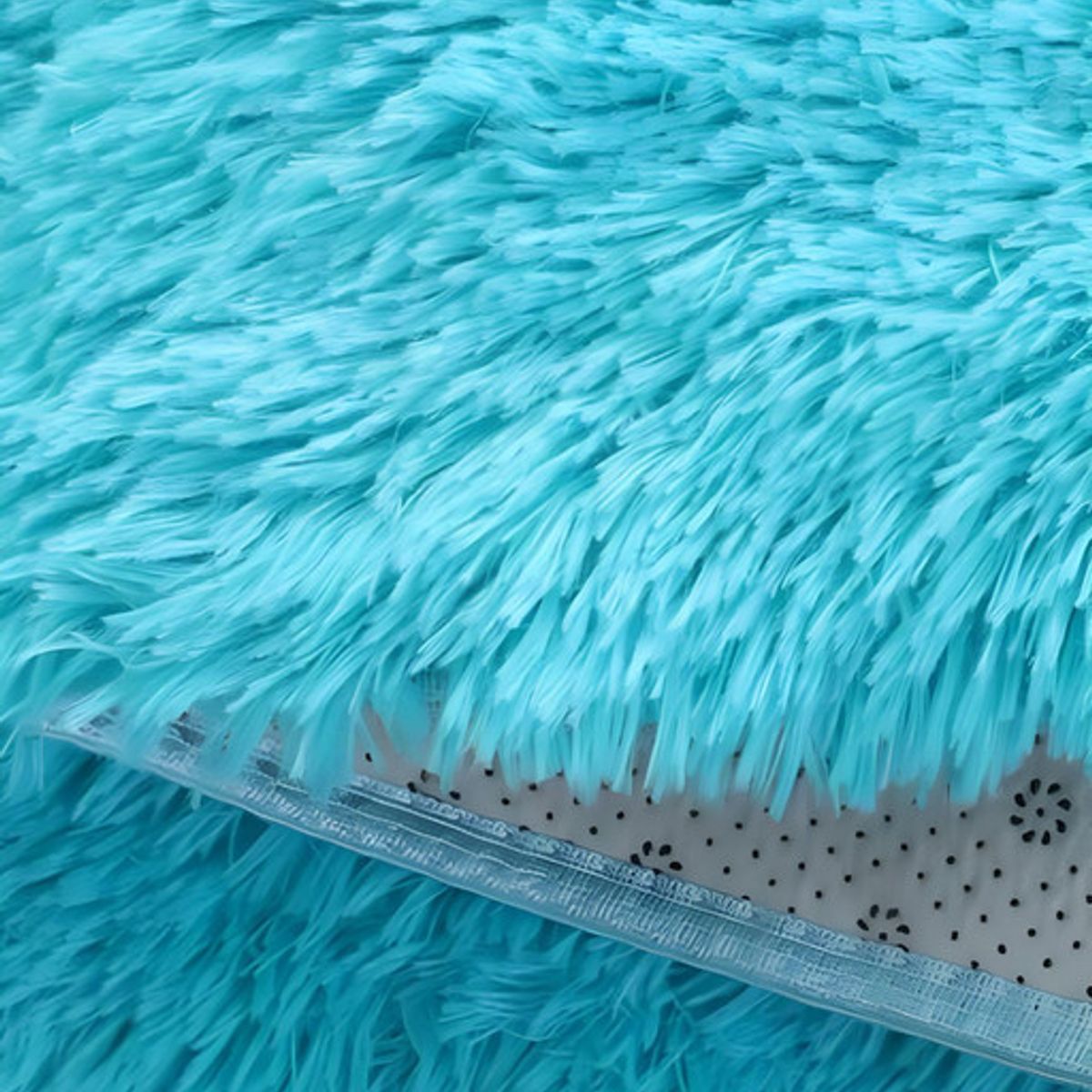 GENERICO - Alfombra Living y Dormitorio Suave 240 x 200 cm Primera Calidad Celeste