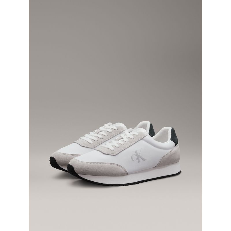 CALVIN KLEIN - Zapatillas Retro Runner Iconic Blanco Calvin Klein