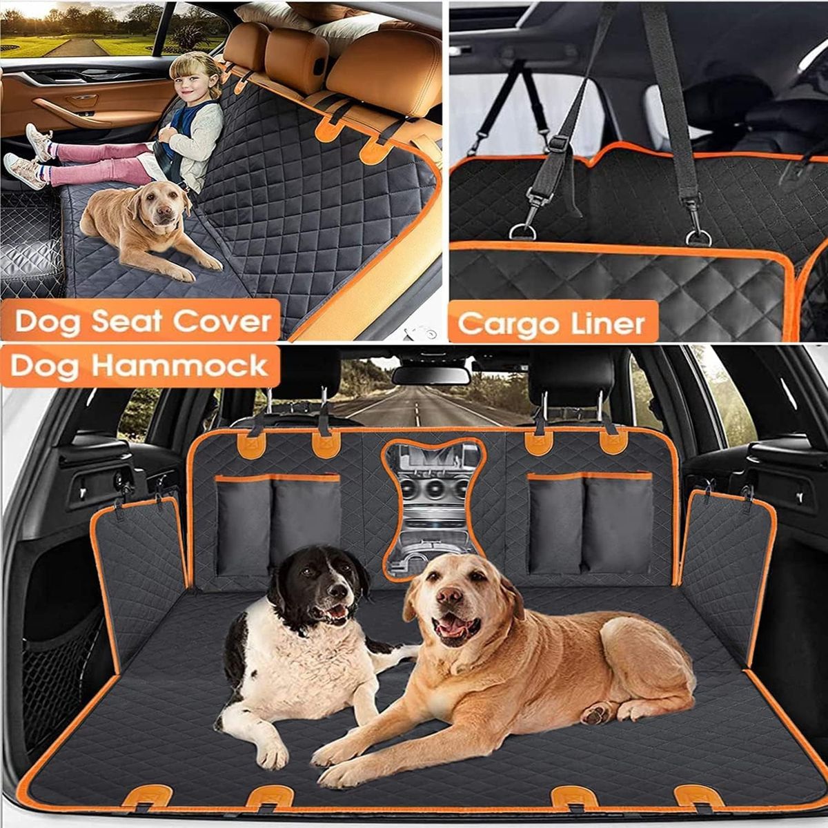 CASTLEN - Funda Protector Asiento Impermeable Mascotas Gruesa