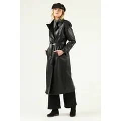 LUNA - ABRIGO TRENCH CUERINA MUJER.