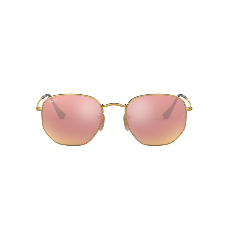 RAY BAN - Lentes de Sol RB3548 Hexagonal  Rosado Dorado.