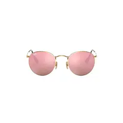RAY BAN - Lentes de Sol RB3447 Round Metal Legend  Rosado Dorado.