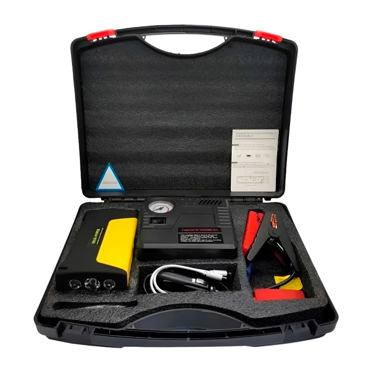 GENERICO - Cargador Partidor De Batería E Inflador Llantas Automatico